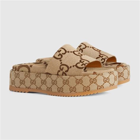 slide sandals gucci price|gucci platform slides price.